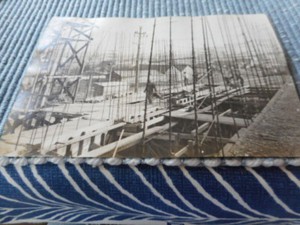 OLD PHOTO CONSTRUCTION BELLINGHAM, WASHINGTON INTERURBAN RAILWAY 1912