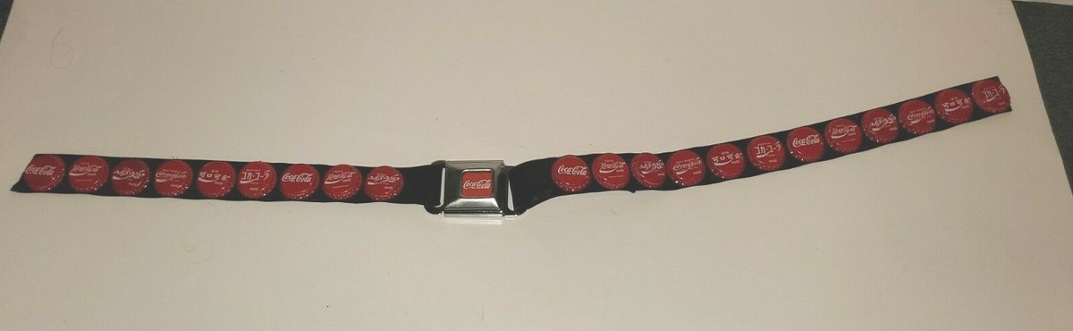 COCA COLA COKE SODA BOTTLE CAP BELT SEAT BELT CLASP AS-IS  display picture 2