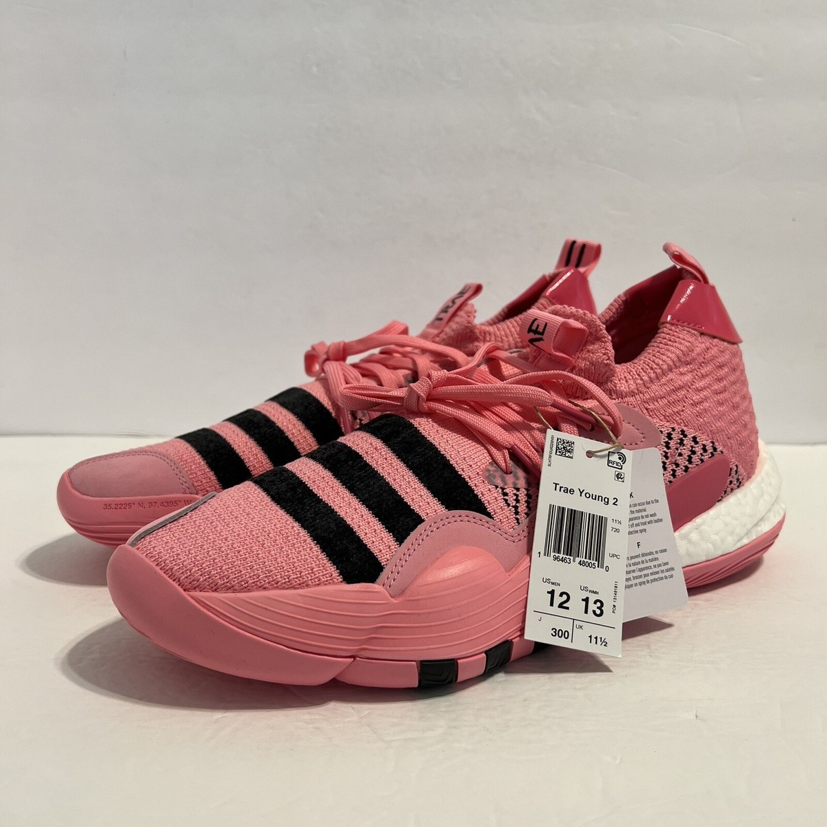 Adidas Trae Young 2 [IE1667] Men Basketball Shoes Bliss Pink‎ / Black US MEN 13 adidas Trae Young 2 Basketball Shoes Mens 12 Bliss Pink  main image 2