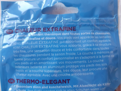 Semelles Intérieures Extrafines Chauffantes Kiwi - Taille 44/45 - Neuf - Fabriqué En France