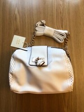 New Look White Padlock Chain Shoulder Bag Small Bag Crossbody Bag