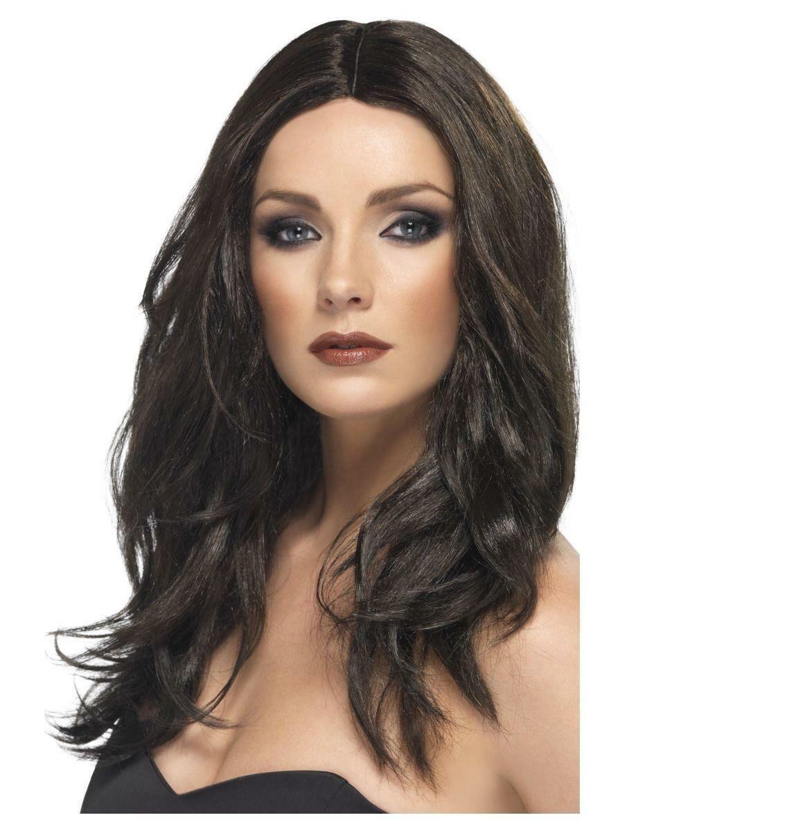 Superstar Wig Adult Brown Superstar Wig Adult Brown