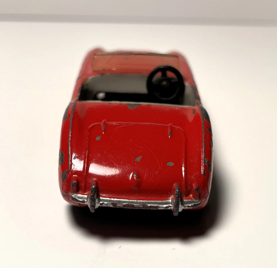 RARE DINKY TOYS #103 - FLAME RED - AUSTIN HEALEY 100 - 1957-60 - FAIR CONDITION - Image 3 of 4