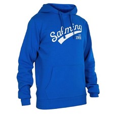 SALMING LOGO HOOD SWEATSHIRT CAPUCHE Gr. M-L NOUVEAU 55€ pullover hoddie bleu 