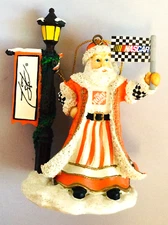 Nascar  Tony Stewart Santa Ornament The Memory Company Box 2003 VTG