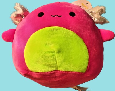 KELLYTOY SQUISHMALLOWS 7'' (18CM) PLUSH - ARCHIE THE AXOLOTL - NEW WITH TAGS