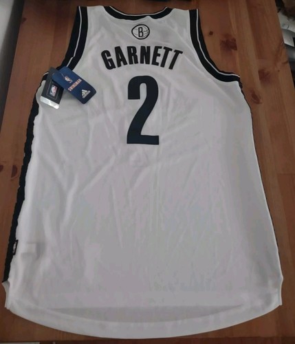 NWT Kevin Garnett Brooklyn Nets Stitched Adidas Away Jersey Size Men Medium