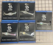 Wristband Power Balance magnetic ion energy & therapy bracelet silicone NEW
