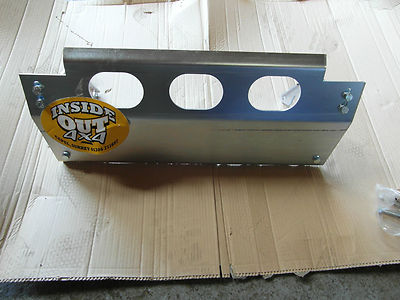 LAND ROVER DEFENDER STEEL STEERING GUARD GALVANISED RHD