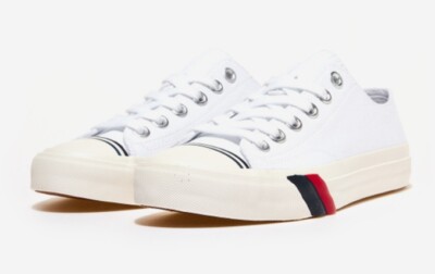 【関税&送料込】PRO-KEDS Sneakers White PRO KEDS ROYAL LO CANVAS MEN'S SNEAKERS 1BM01111E 100 WHITE