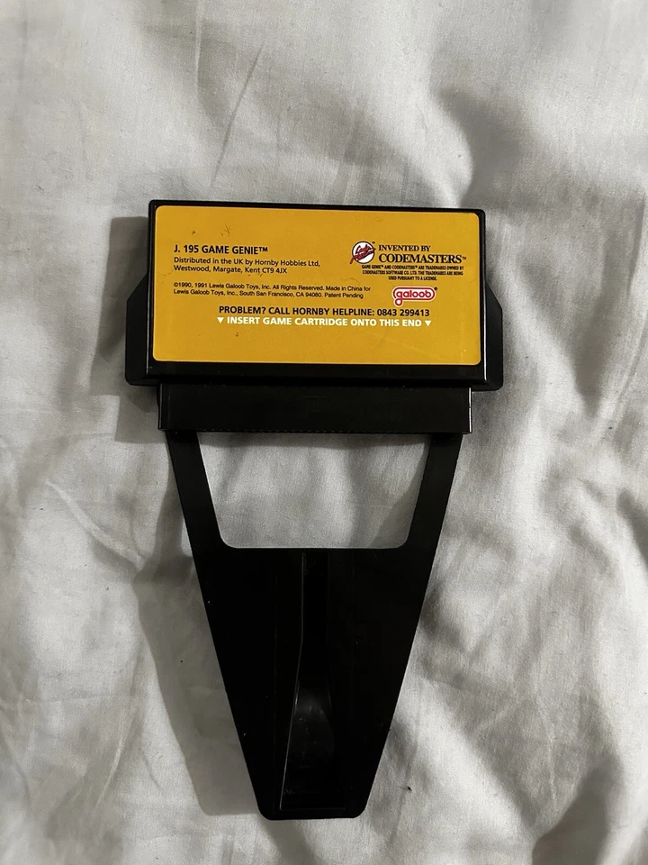 Nintendo NES Game Genie Video Game Enhancer Cheat Cartridge - Galoob 90s - Image 2 of 4