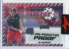 2024 Leaf Metal Pickleball Proof Big Dink Energy Fire Prismatic JW Johnson 1/1