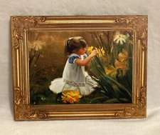 FLOWERS FOR MOTHER ART SAMPLER Donald Zolan 1993 With COA & Descriptive Leaflet