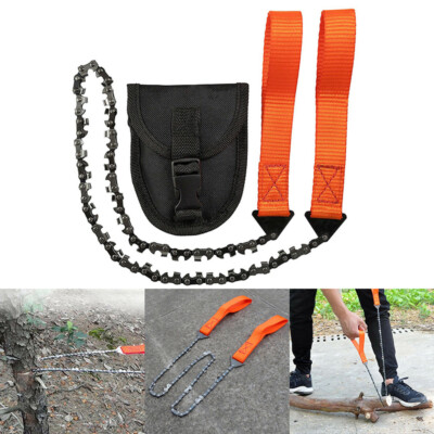 Portable Survival Chain Saw Chainsaws Emergency Camping Hiking Tool Pocket Hand Tool Pouch Outdoor Pocket Chain Saw P 33610878