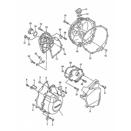 Kit vis inox moteur Yamaha YZF R6 1999-2002 : l'élégance inoxydable et durable