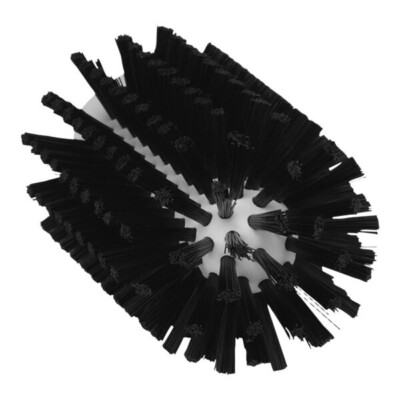New Vikan 3'' Black Stiff Polyester Tube Brush Head-5380779-Hygenic Cleaning