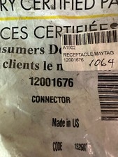 Whirlpool Maytag 12001676 Range Receptacle Kit NEW OEM
