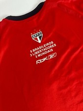Vintage 2007 Sao Paulo SPFC Reebok Commemorative 5-3-3 Football Shirt Large XL