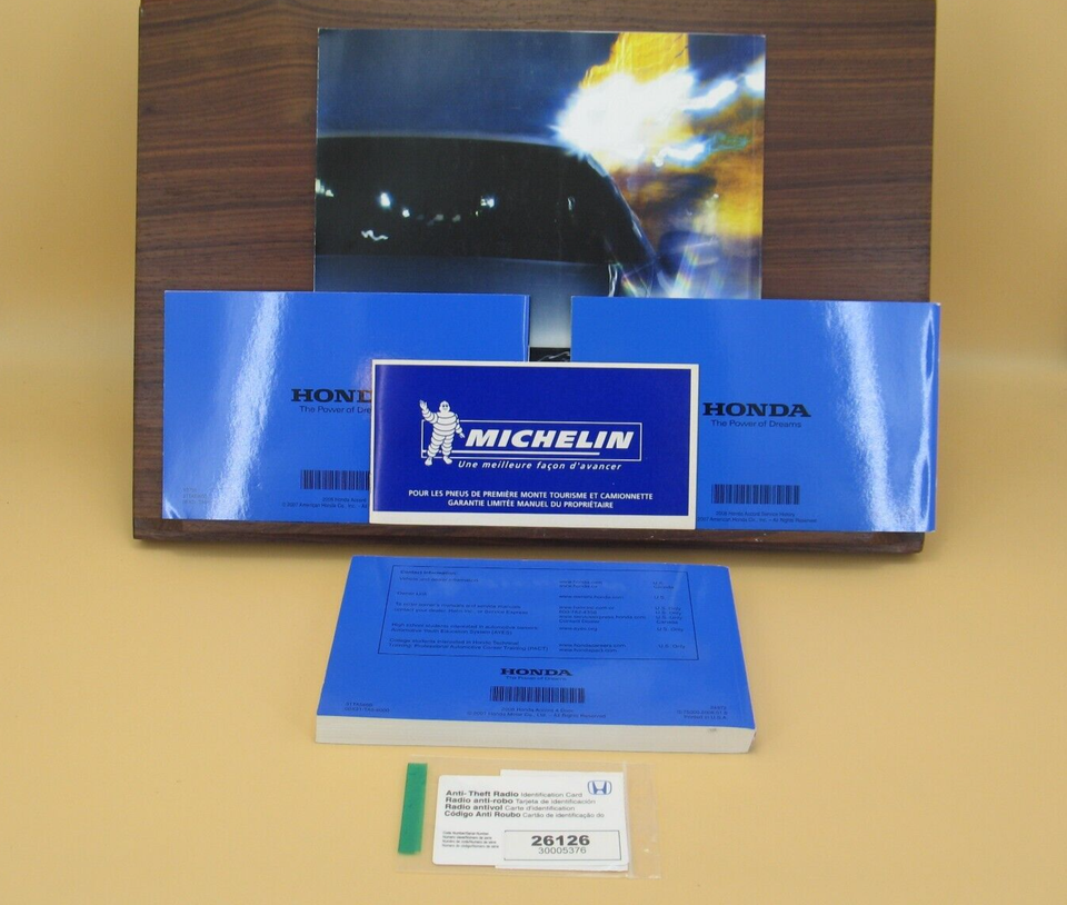 2008 Honda Accord Sedan Owners Manual Brochure Extras OEM eBay