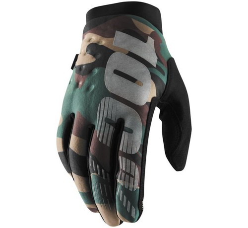 100% Camo/Black Men's Brisker Cold-Weather Gloves - XL 10016-061-13