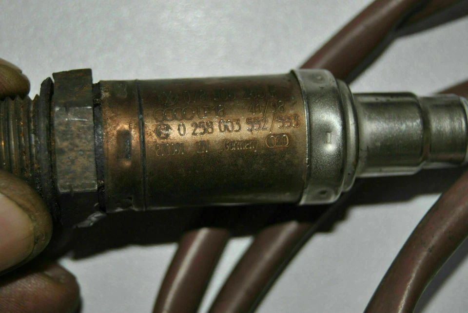 VW Passat 3B 2.8 V6 Lambdasonde nach Kat links 0258003552 078906265F 1730mm AHA - Bild 3 von 3