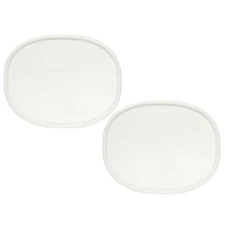 Corningware F-12-PC 1.5qt Oval French White Plastic Lid 2PK for Baking Dish