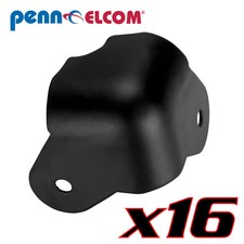 Sixteen Pack Penn Elcom C1819K High Quality Metal Steel Cabinet Corner Lipped