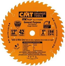 CMT P12042 ITK Plus 12-in 42-Teeth 1-in-Bore General Purpose Circular Saw Blade
