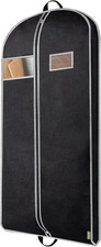 1PK Heavy Duty Garment Bag with Shoe Storage Travel Bag for Dresses Suit Coats