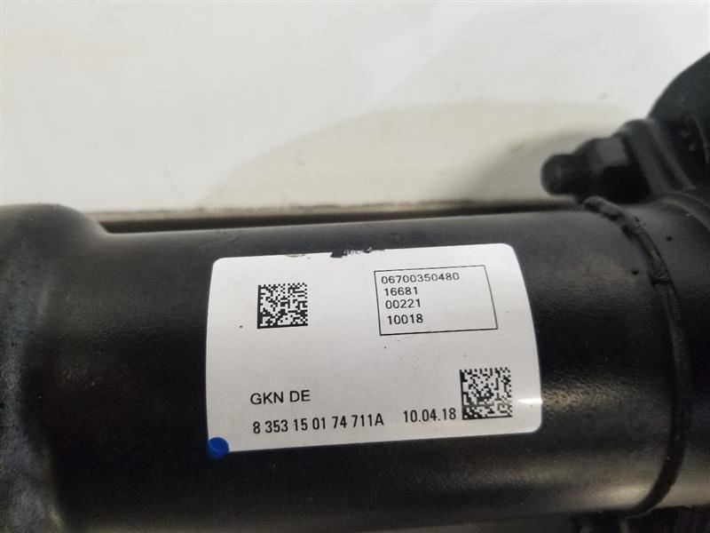 19 2019 MASERATI LEVANTE 3.0L REAR DRIVESHAFT 06700350480