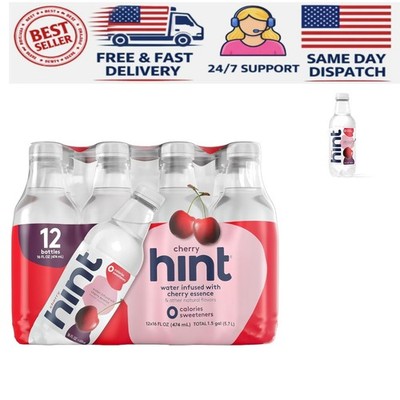 Flavored Bottled Water, Cherry - Purified Water Beverages with Zero Calories,...
