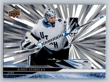 2024-25 Upper Deck Silver Outburst Karel Vejmelka Utah Hockey Club #627