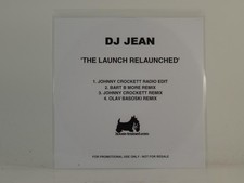 DJ JEAN THE LAUNCH RELAUNCHED (H1) 4 Track Promo CD Single including White Sleev