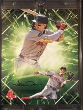 2025 Fanatics Under Wraps Emanate Jarren Duran Auto Green /99 Boston Red Sox