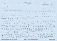 Eduard Accessories D48091 -1:48 Mi-24D Stencils For Zvezda - Neu