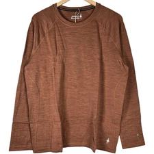 SmartWool Women's Classic Thermal Base Layer Top Wool Copper Heather 2X NWT