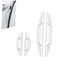 4PCS Car Door Edge Guards, Car Door Anti-Collision Strips, Self Transparent