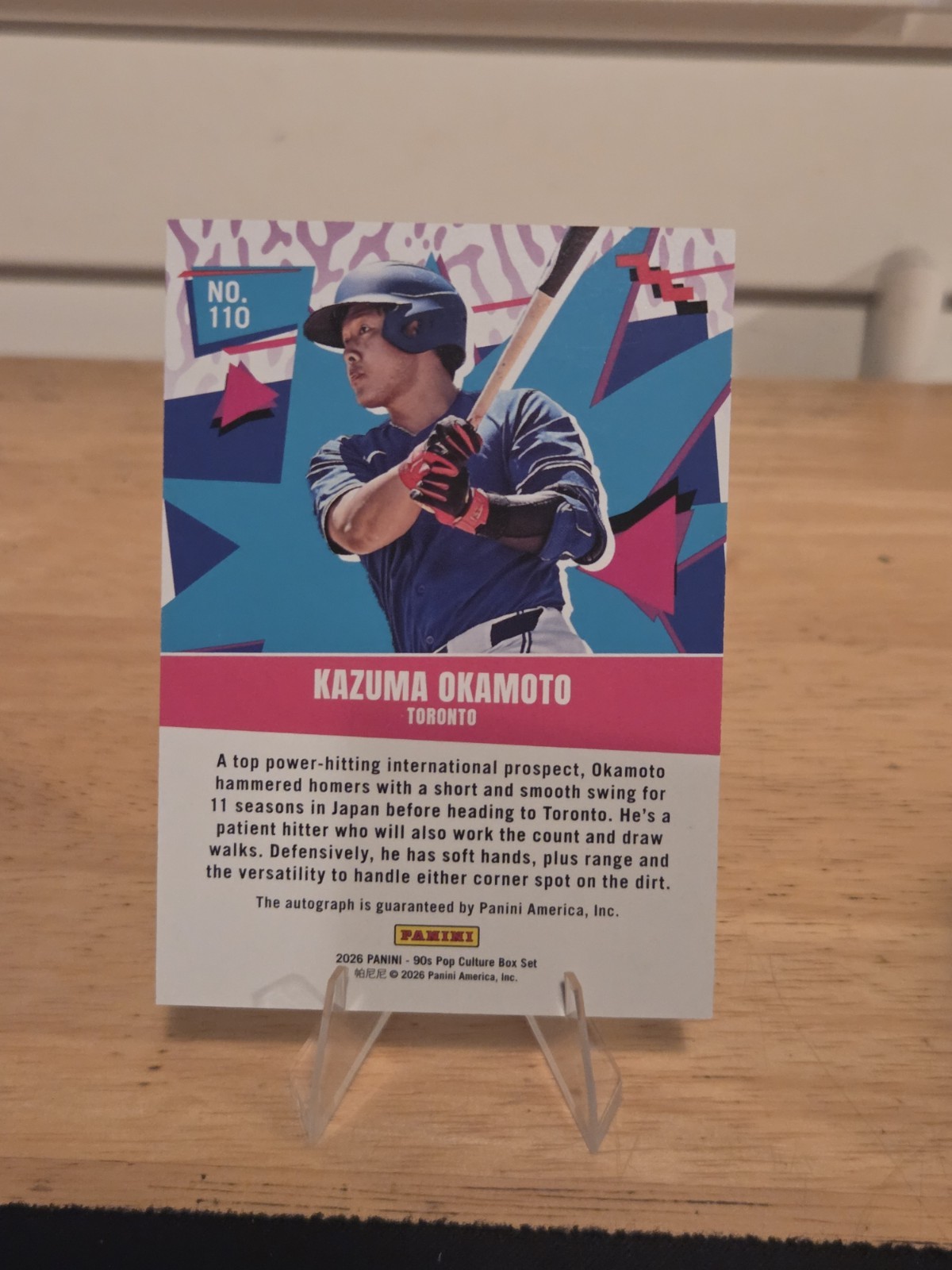 2026 Panini Decades 90s - Kazuma Okamoto - Rookies & Prospects AUTO - # 110 view 2