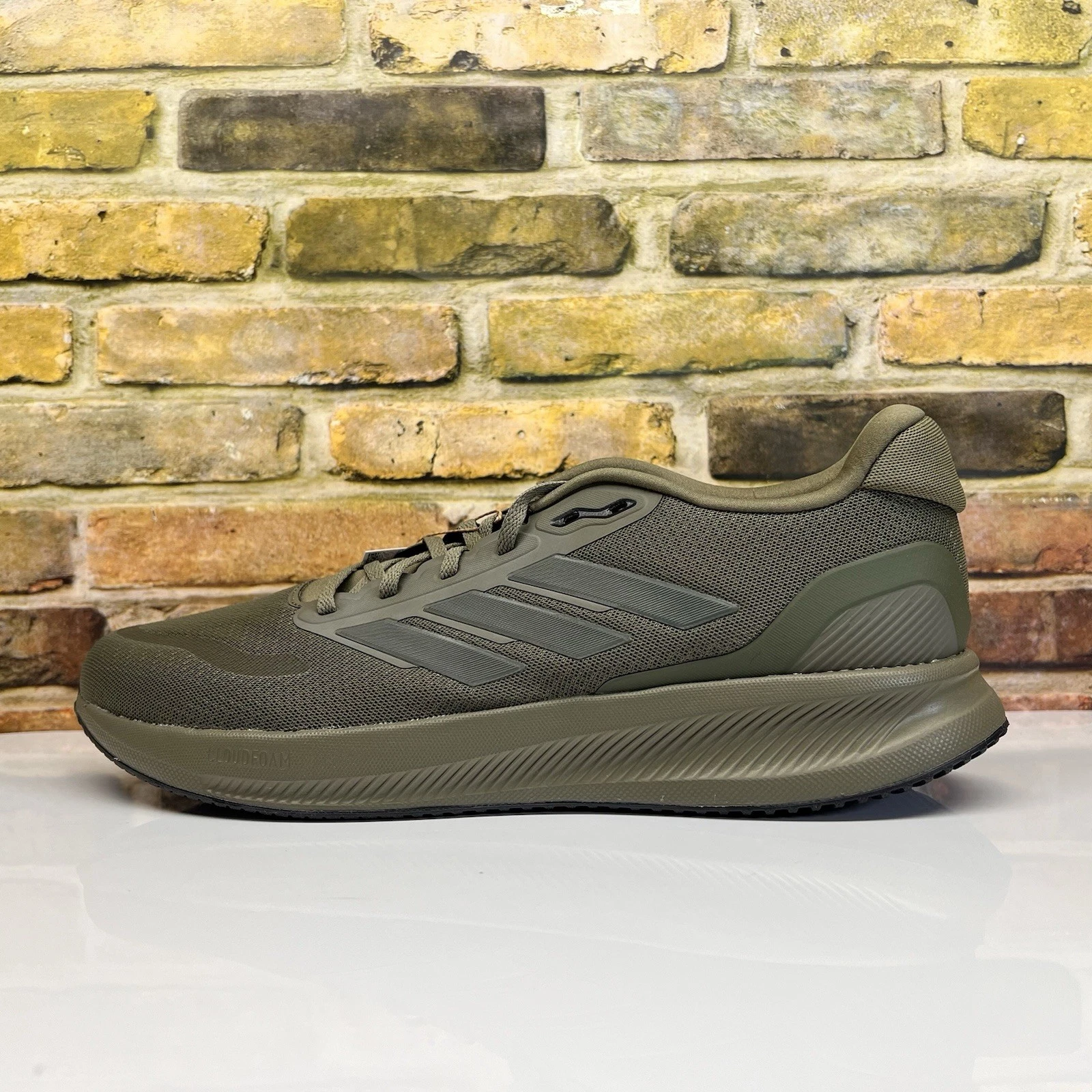 Adidas Runfalcon 5 Mens Size 10.5 Olive Green IE0525 Running Shoes