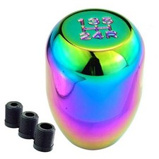 Manual 5 Speed Shifter Knob Aluminium Car Gear Shift Lever Head Multicolor
