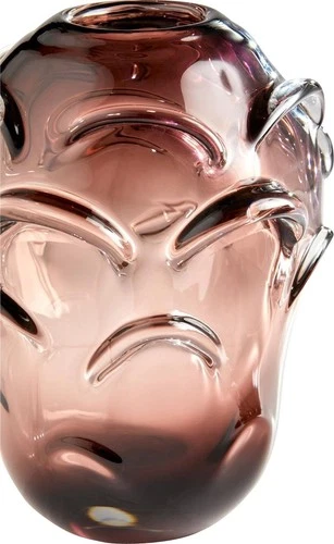 Vintage Purple Glass Vase-Lunaria Collection - Picture 6 of 12