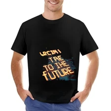 Men's Cotton Short Sleeve T-Shirt - Futuristic ' LCRM I TRE TO THE-All-cotton