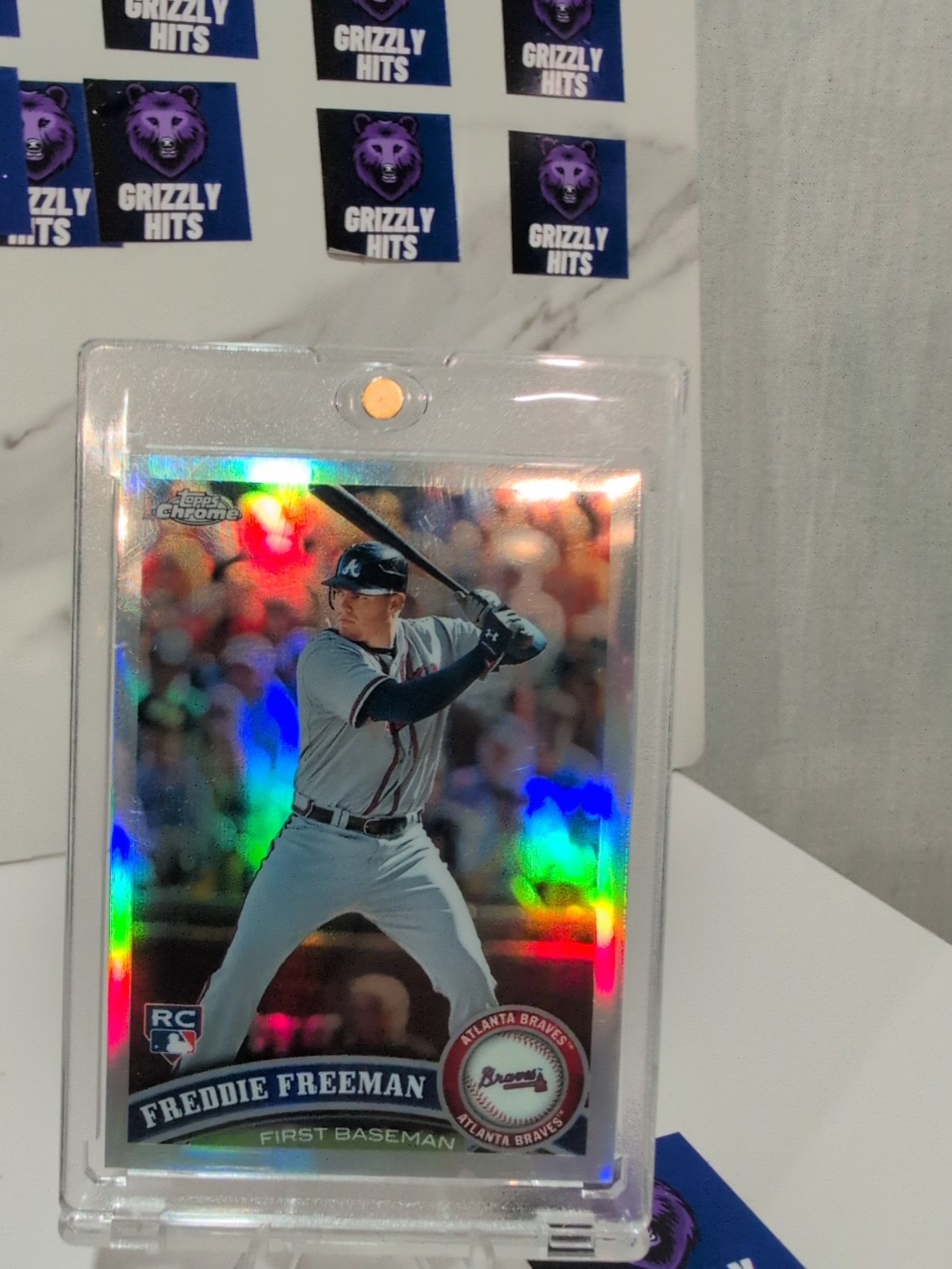 2011 Topps Chrome - Freddie Freeman #173 Refractor (RC)