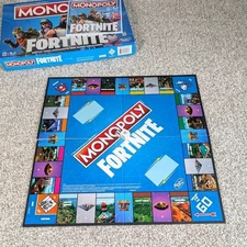 Monopoly Fortnite Edition Game Board, Box, Dice - replacement parts