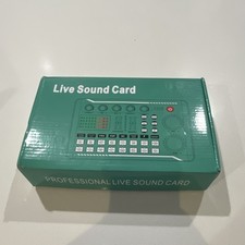Open-Box F988 Professional External Live Sound Card Will All Cables