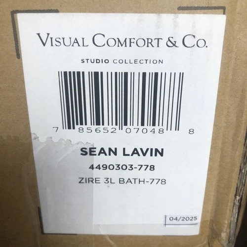 Visual Comfort co by Sean Lavin - Zire 3 Light 24" Wide Bathroom Vanity ORB - Picture 3 of 11