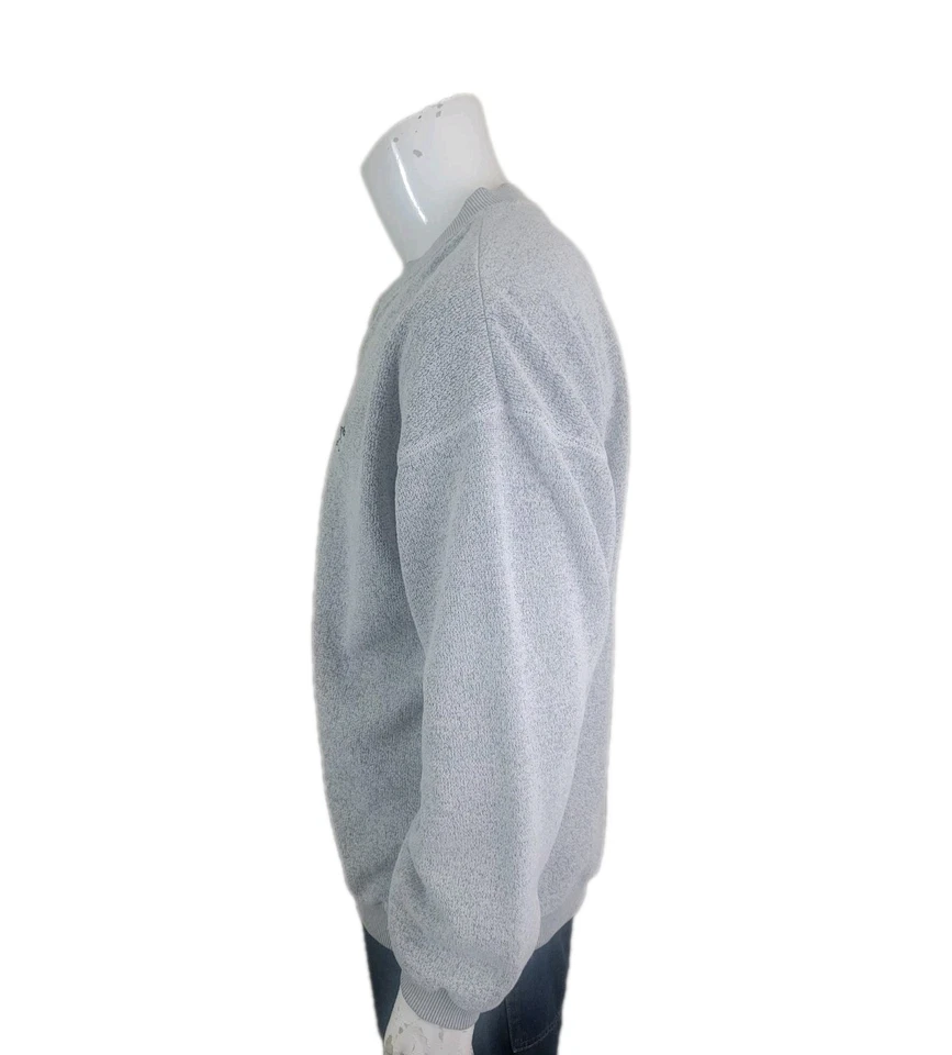 Vintage Big Dogs Gray Cotton & Polyester Blend Henley Sweatshirt Men's Size XL  - Image 4 of 4