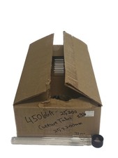 New (32) KIMAX Glass 70mL Round Bottom Culture Tube 25x200mm w/Caps 45066A-25200