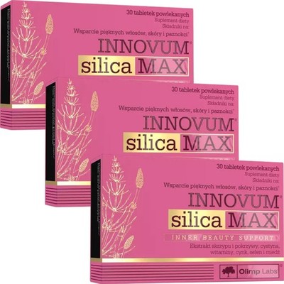 INNOVUM SILICA MAX - 30 240 Tablets - Hair Skin Nails Supplement - Biotin 300 µg