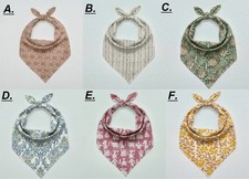 Hand Block Printed Bandana Multicolor Bohemian Style 100 Cotton Soft Bandana